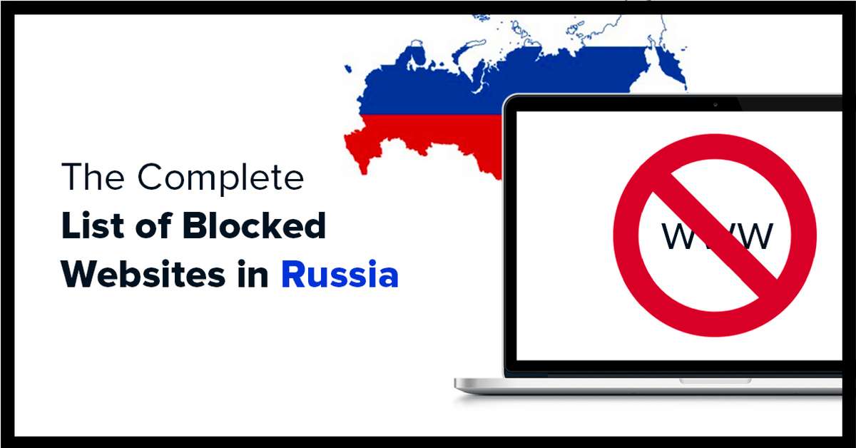 Lista de sitios web bloqueados en Rusia